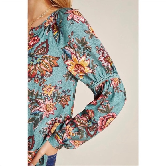 Sold Farm Rio X Anthropologie Paola Pleasant Top - Picture 2 of 13